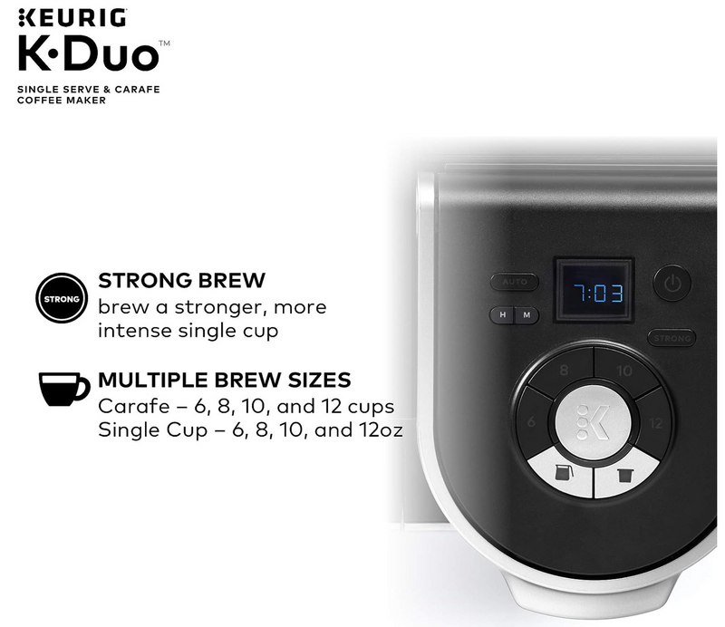 Keurig K-Duo Single Serve K-Cup Pod & Carafe Coffee Maker