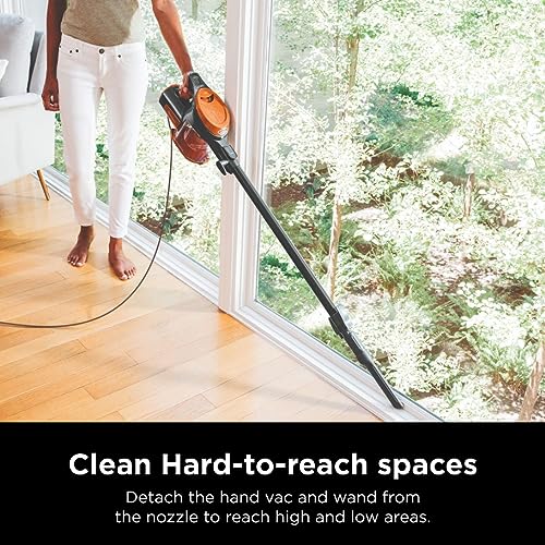 Shark HV301 Rocket Ultra-Light Corded Bagless Vacuum for Carpet and Hard Floor Cleaning with Swivel Steering