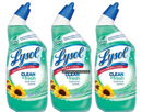 Lysol Toilet Bowl Cleaner Gel, For Cleaning and Disinfecting, Stain Removal, Forest Rain Scent, 24oz